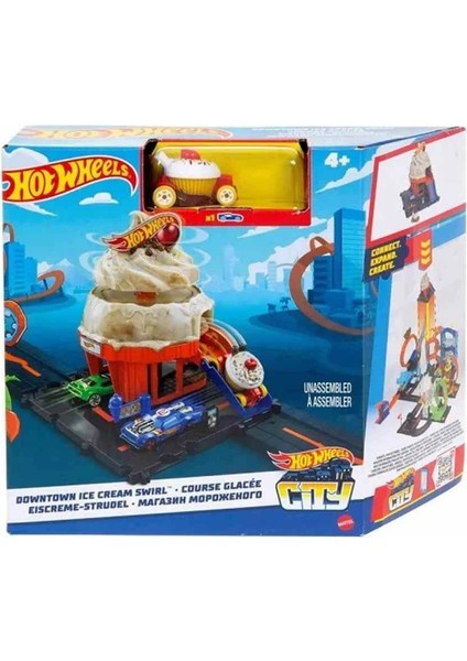 Hotwheels Hot Wheels Şehir Hayatı Serisi HDR24 - Downtown Ice Cream Swirl fırsatları