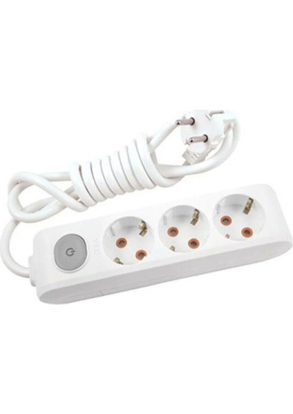3'lü 5 mt Multilet Priz