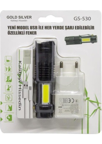 GS-530 Şarjlı El Feneri
