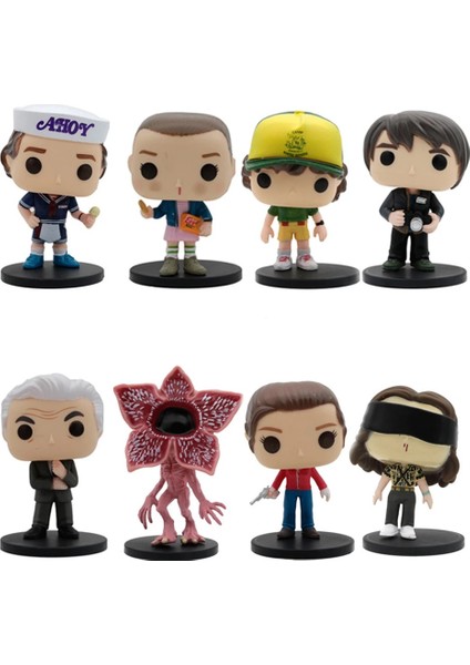 10 cm Stranger Şeyler Nancy Demogorgon 11 Dustin Steve Vecna ​​vinil Koleksiyon Funko Pop Aksiyon Figürü Bebek (Yurt Dışından)