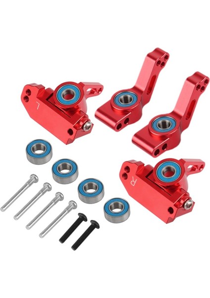 Ön Tekerlek Direksiyon Blokları Metal Arka Akslar 1/10 Traxxas 2WD Slash Stampede Rustler Parçaları (Yurt Dışından)