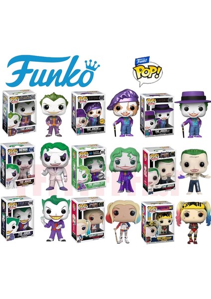 Pop Arkham Asylum Palyaço Joker Animasyon Manga Periferik El Ofisi (Yurt Dışından)