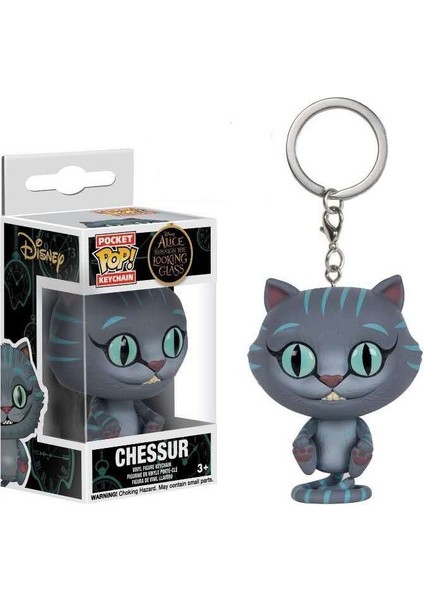 Pop Alice Kedi Yok Wonder Cheshire: Anahtarlık Disney-Ariel Belle Cinderela Jaime Maleficent Tinker Bell Chessur Figure (Yurt Dışından)