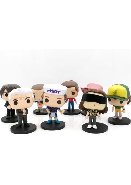 10 cm Stranger Şeyler Nancy Demogorgon 11 Dustin Steve Vecna ​​vinil Koleksiyon Funko Pop Aksiyon Figürü Bebek (Yurt Dışından)