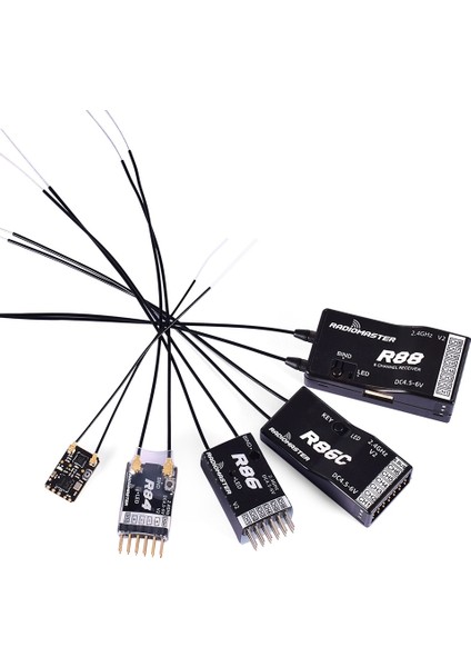 Radiomaster 4ch 6ch 8ch 16CH Alıcı Sbus Rssı R81 R84 R86 R86C R88 R161 R168 Frsky D8 D16 TX16S Se (Yurt Dışından)