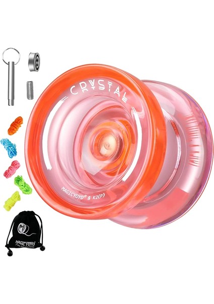 Magıcyoo K2 Plus Yoyo Crystal Responsive, Yo-Dual Amaçlı, Ara Ürünler Için Yanıtsız Yedek Rulman (Yurt Dışından) modelleri