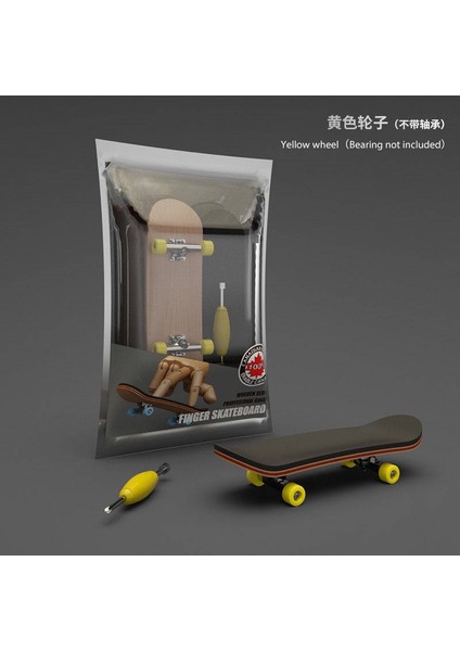 Profesyonel Parmak Pateni Parmak Pateni Teknoloji Güvertesi Finger Skate Maple Starter Fingerpracing Skate Profesyonel Yenilik Dönen Tekerlek Krala Döner Yibo Aynı Kanat Türü (Yurt Dışından)