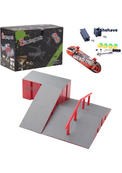 Shehave Finger Skates Skate Park Rampa, Abs Fingerboard Park Rampa Oyuncakları (Yurt Dışından)