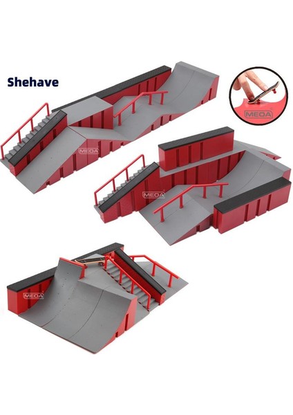 Shehave Finger Skates Skate Park Rampa, Abs Fingerboard Park Rampa Oyuncakları (Yurt Dışından) modelleri