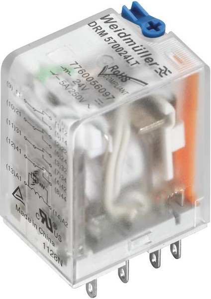 WEIDMÜLLER-DRM570012LT-7760056096- 4co 12 V Röle