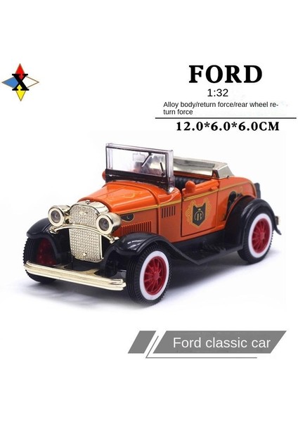 Alaşım Ford Klasik Araba Modeli Çocuk Oyuncak Araba (Yurt Dışından)