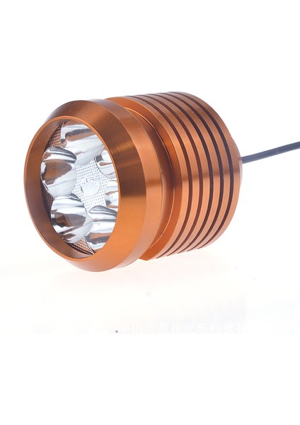 Elektrikli Motosiklet Modifiye Sürme Tertibatı LED Far Süper Parlak Su Geçirmez Far Güçlü ve Zayıf Işık (Yurt Dışından)