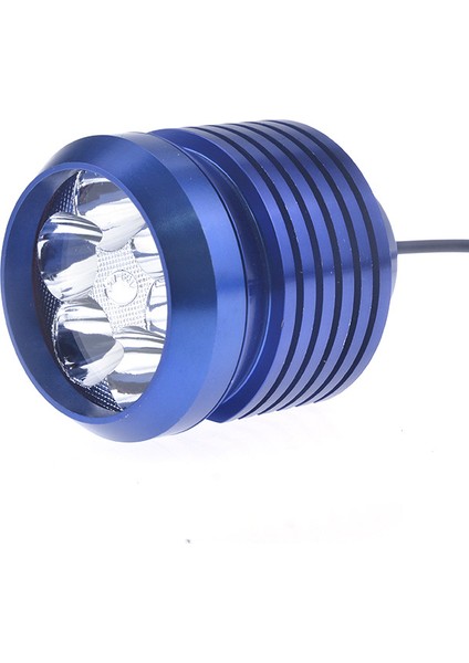Elektrikli Motosiklet Modifiye Sürme Tertibatı LED Far Süper Parlak Su Geçirmez Far Güçlü ve Zayıf Işık (Yurt Dışından)