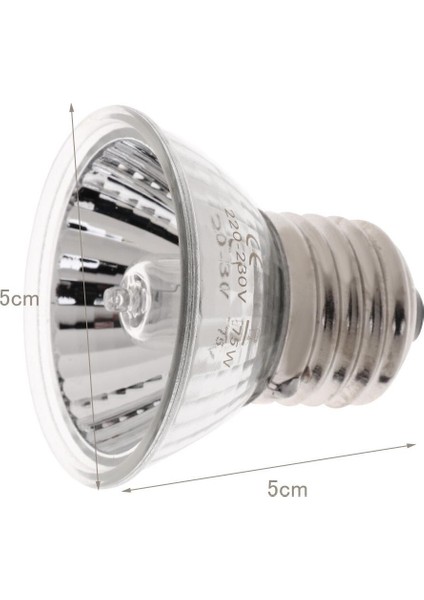 Kesoto 2 Adet 75 W Uva + Uvb Isı Yeminli Lamba Ampul Işık Isıtıcı Sürüngen Brooder Için (Yurt Dışından)