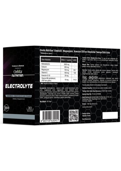 Electrolyte 30 Saşe