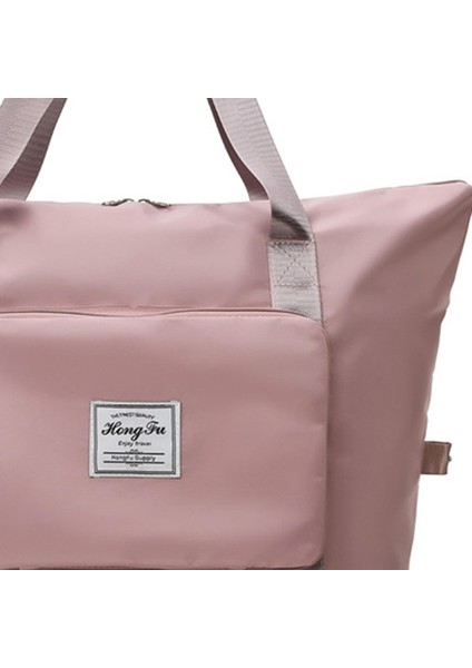 Seyahat Duffel Bag Su Geçirmez Alışveriş Çantası Tote Bagaj Yetişkinleri Pembe (Yurt Dışından)