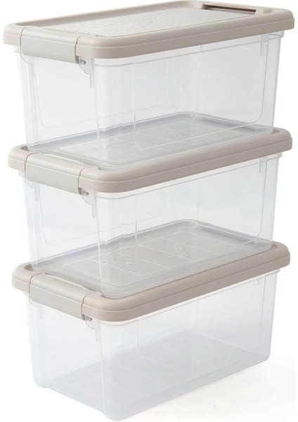 Hobby Life Stormax 3'lü Kilitli Saklama Kutusu - 5 Lt modelleri