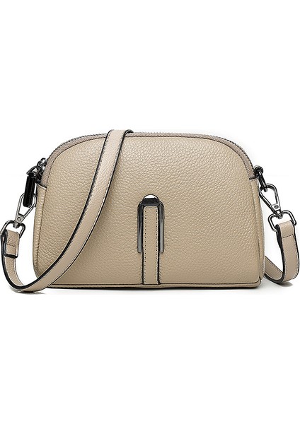 Omuz Çantası Bayanlar Rahat Askılı Çanta Üst Katman Inek Derisi (Yurt Dışından)