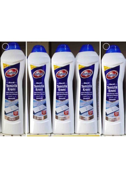 Amonyaklı Temizlik Kremi 750 ml x 5'li