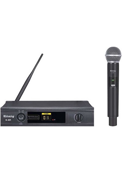 K-401 Uhf Tek Kanal El Mikrofonu
