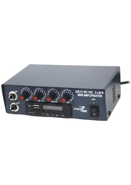 Pazarcı Anfisi Kayıtlı+Usbli-Aux'lu 40WATT Bolsat