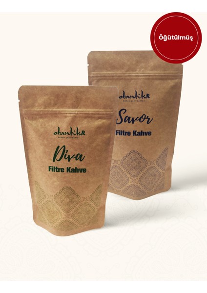 200 gr Diva Filtre Kahve & 200 gr Savor Filtre Kahve