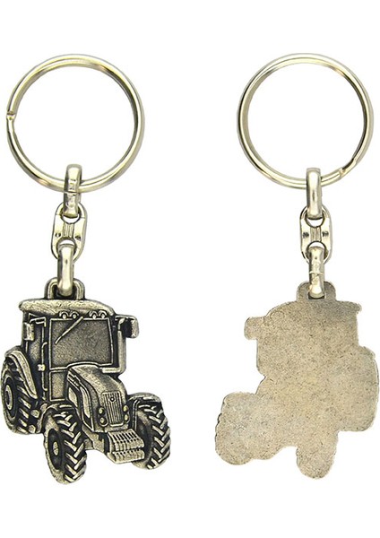 Traktör 2 Rölyef Araç Anahtarlık