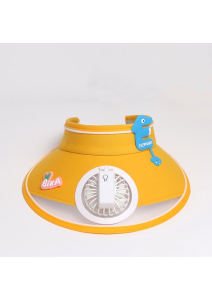 Üst Güneş Koruyucu Ebeveyn-Çocuk Çocuk Ayarlanabilir Büyük Saçak Güneşlik Boş Silindir Şapka Olmadan Yeni Yaz Karikatür Fan Şapka (Yurt Dışından)