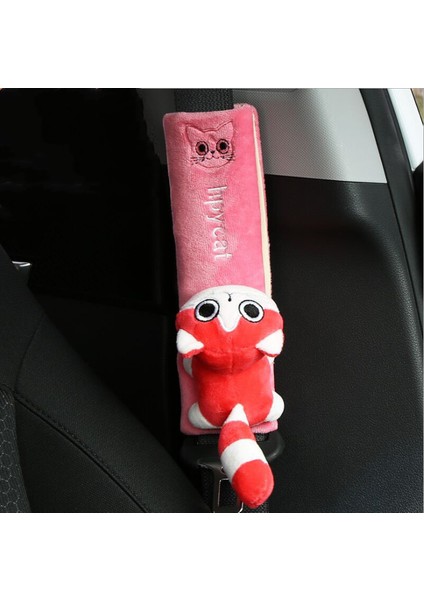 Araba Emniyet Kemeri Omuz Kapağı Karikatür Sevimli Araba Emniyet Kemeri Koruyucu Kapak (Yurt Dışından)