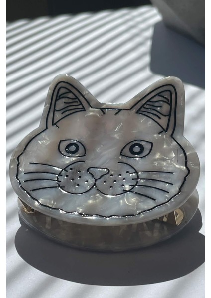 Figürlü Ithal Kemik Mandal Toka Ekru SBT1611