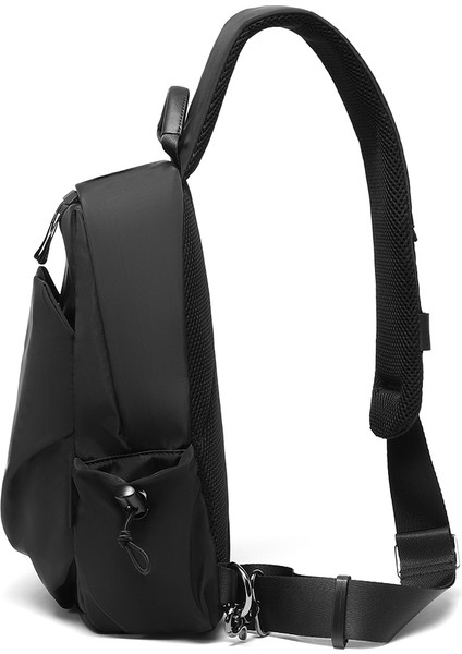 CXS-7102 Göğüs Çantası, Boyutu: 30 x 20 x 9 cm (Siyah) (Yurt Dışından)