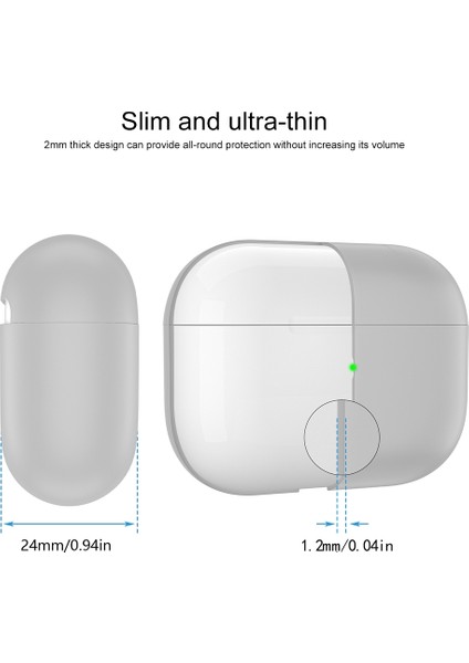 3 Açık Gri Için Silikon Kulaklık Kılıfı (Yurt Dışından) fırsatları