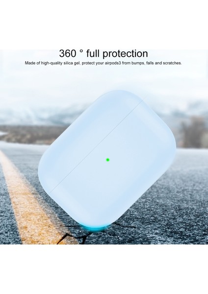 3 Açık Mavi Için Silikon Kulaklık Kılıfı (Yurt Dışından) fiyatları