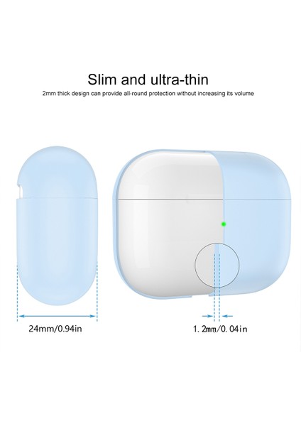 3 Açık Mavi Için Silikon Kulaklık Kılıfı (Yurt Dışından) fırsatları