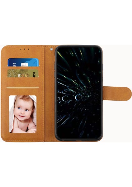 Buzağı Doku Deri Kılıfı Xiaomi Redmi K50 / K50 Pro Sarı (Yurt Dışından) fiyatları