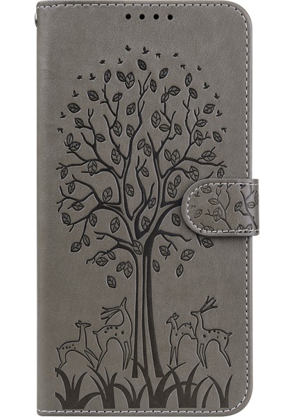 Xiaomi Redmi 9t / 9 Power Grey Için Deri Kılıf (Yurt Dışından)