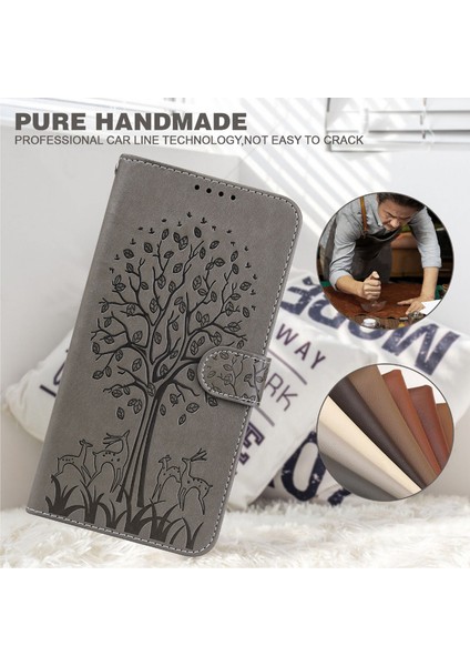 Xiaomi Redmi 9t / 9 Power Grey Için Deri Kılıf (Yurt Dışından) fiyatları