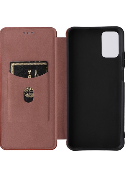 Ulefone Için Karbon Fiber Pu Telefon Kasası Not 12P Kahverengi (Yurt Dışından) fırsatları