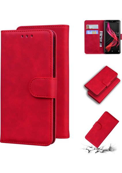 Keskin Aquos Sıfır Kırmızı Için Cilt Fe Kılıfı (Yurt Dışından) fiyatları