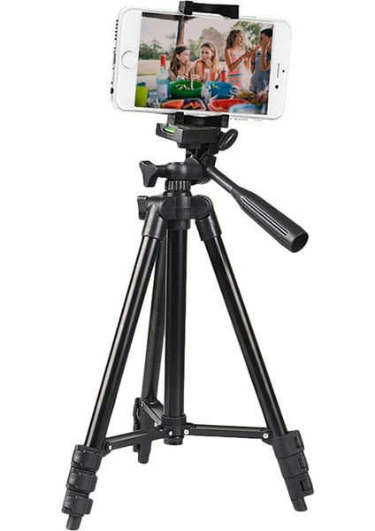 Video Sabitleyici Tripod Android Uyumlu Profesyonel Fotoğraf Video Çekimi Tripod Tutucu 102 cm