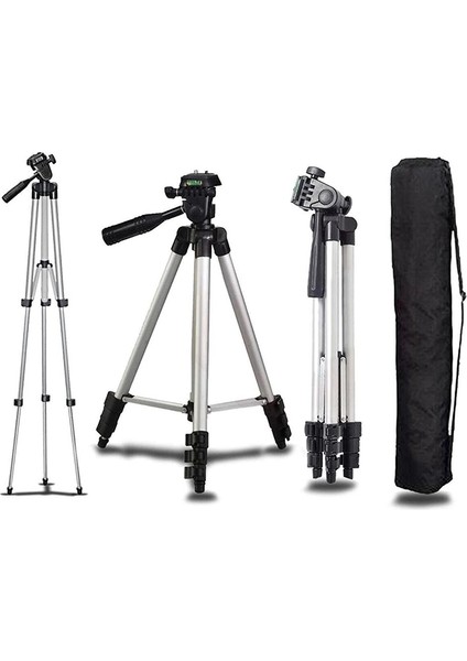 Alüminyum Tripod Tutucu Kendinden Çantalı 102 cm Tripod