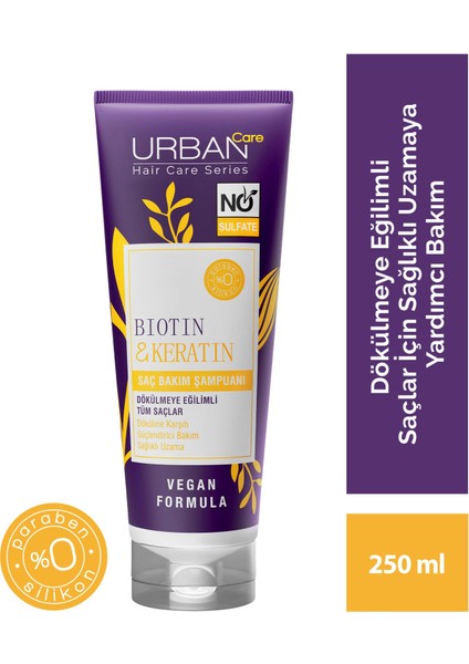 Biotin & Keratin Saç Bakım Şampuanı 3'lü Set fiyatları