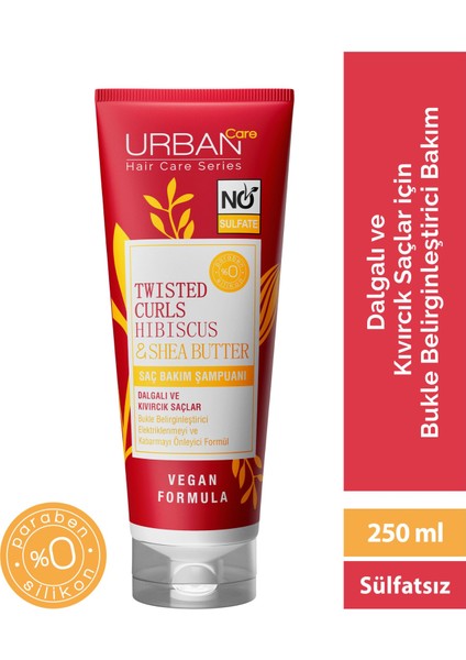 Urban Care Hibiscus & Shea Butter Saç Bakım Şampuanı 3'lü Set