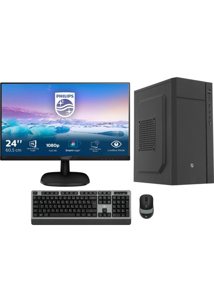 LT48D Intel Core i3 12100 16GB 256GB SSD Freedos 23.8" Masaüstü Bilgisayar