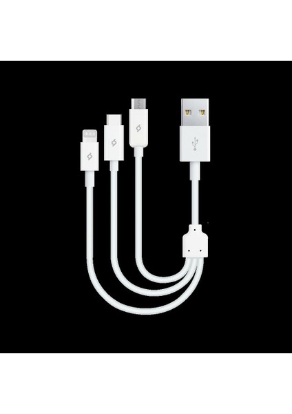 T.tec 3'lü USB Kablo 30 cm 2DK13