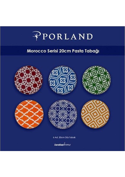 Morocco 18 Parça 6 Kişilik İkram ve Kahvaltı Takımı fiyatları