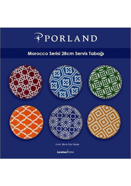 Morocco 18 Parça 6 Kişilik İkram ve Kahvaltı Takımı modelleri