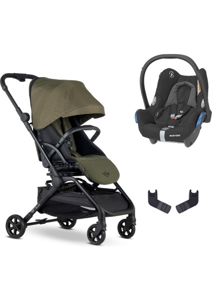 Mini By Easywalker Buggy Turn Kabin Boy 360 Derece Dönen Tek Tuşla Otomatik Katlanan Travel Sistem Bebek Arabası