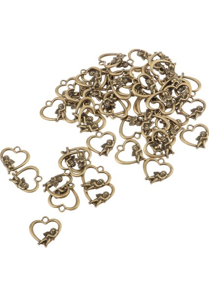 50 Adet Cazibe Kolye Yapmak Vintage Tasarım Aksesuarları Antika Bronz Bulma (Yurt Dışından) indirimleri