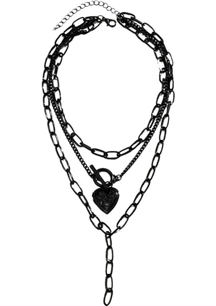 Katmanlı Kolye Katmanlama Anne Kalp Için Bağlantı Zinciri Kolye (Yurt Dışından) fiyatları